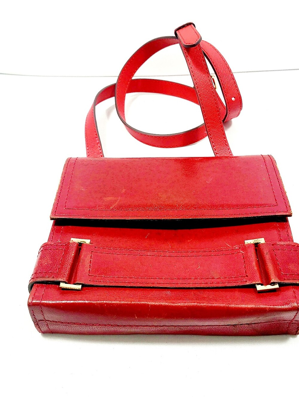 Yves Saint Laurent Leather Shoulder Bag - Picture 6 of 7